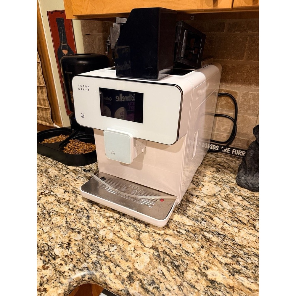Terra Kaffe TK-01 Super Automatic Espresso Machine White Coffee Maker